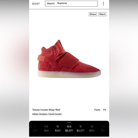 Tubular Invader Strap 'Red - Picture 9 of 10